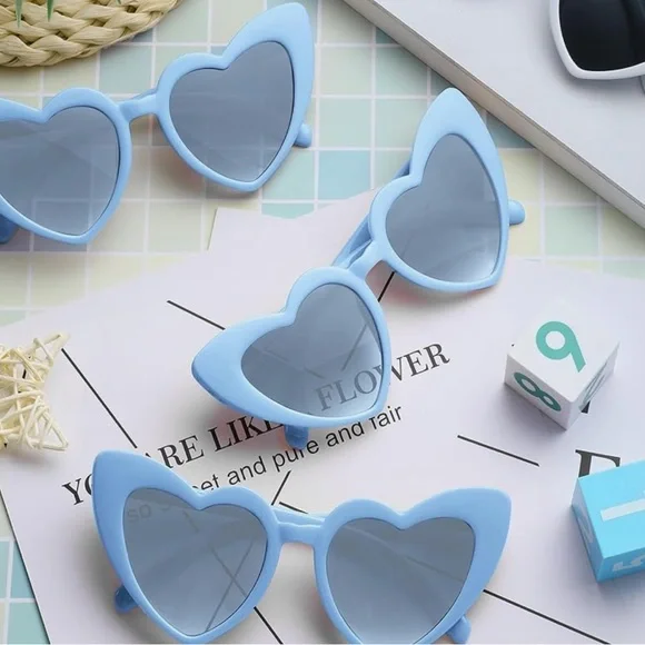 Accessories | Bundle Of 5 Pairs Heart Shaped Sunglasses 